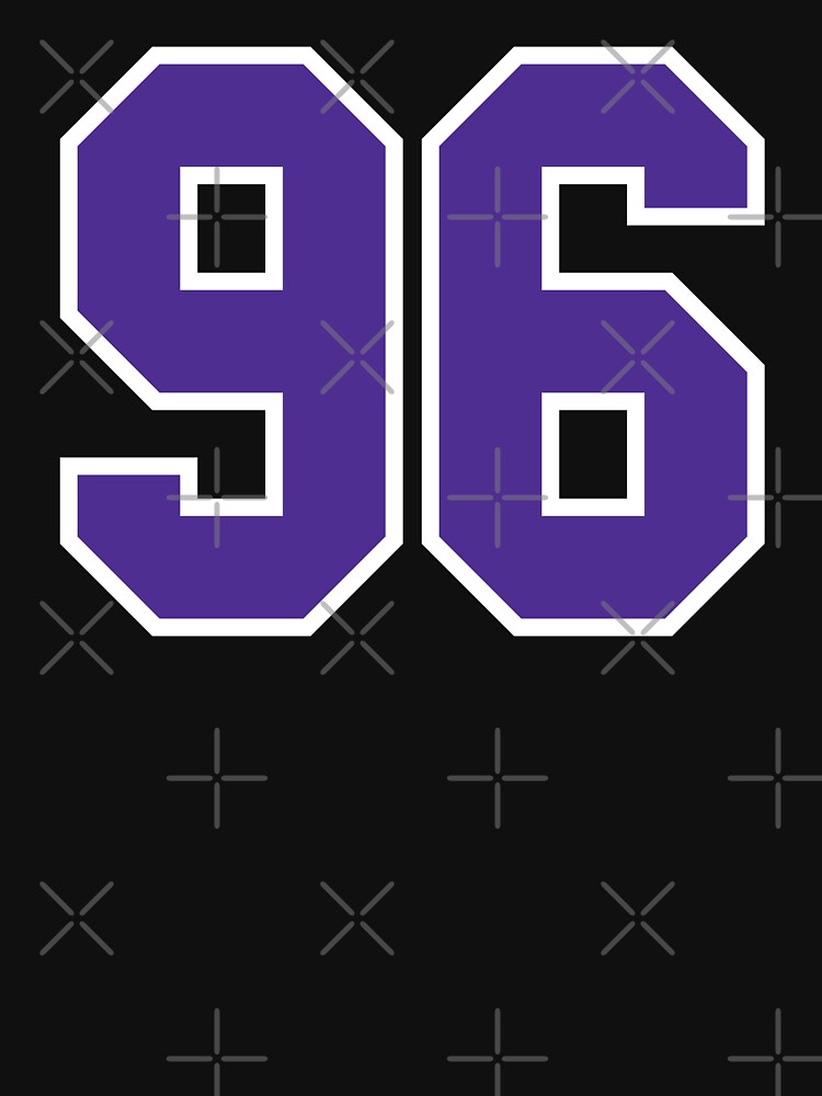 Ninety-Six Jersey Number Sports 96 | Sticker