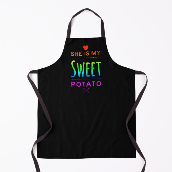 Item preview, She is my Sweet Potato, Lesbian Couple Shirt, Lesbian Thanksgiving Shirt Lesbian Flag designed and sold by Mandala108.
