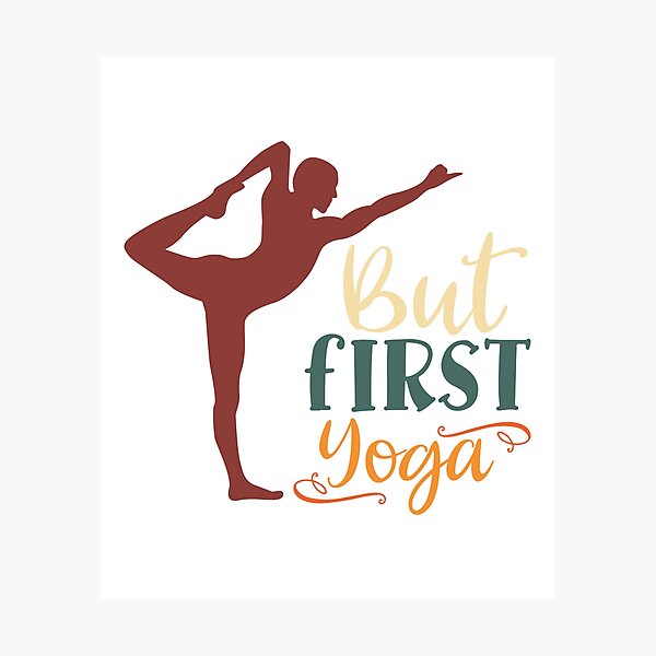 Item preview, But First Yoga designed and sold by shinoshop.