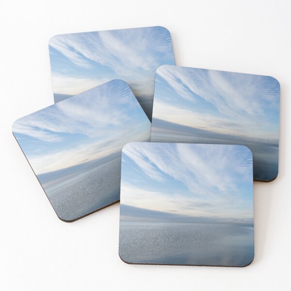 Item preview, Breezy Blues - Feathery Clouds Brushwork and Cool Surface Ripplets designed and sold by Georgia Mizuleva.
