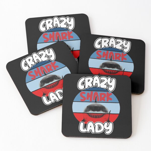 Item preview, Crazy Shark Lady designed and sold by MoonsmileProd.