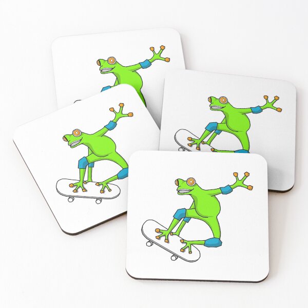 Item preview, Frog on skateboard designed and sold by aktiveaddict.