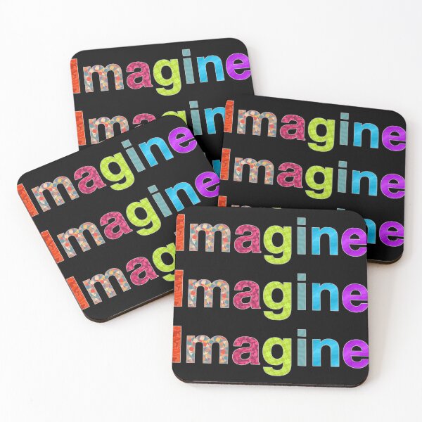 Item preview, Imagine fun inspiration colorful design by FabSpark designed and sold by FabSpark.