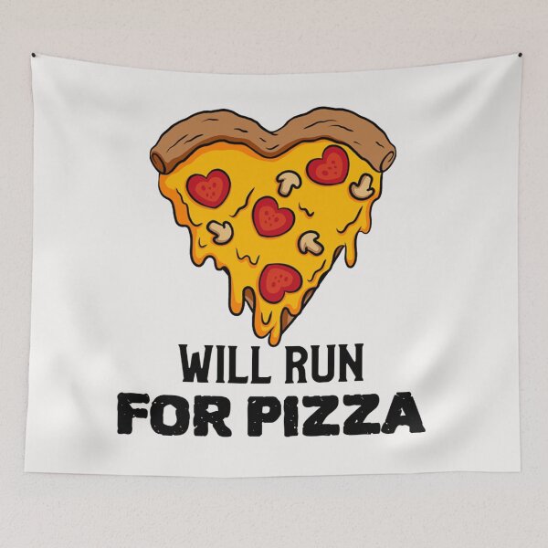 Item preview, Will run for pizza designed and sold by The Parallel X.