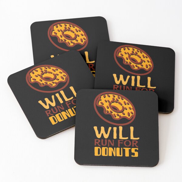 Item preview, Will Run For Donuts designed and sold by AmberSiraj.