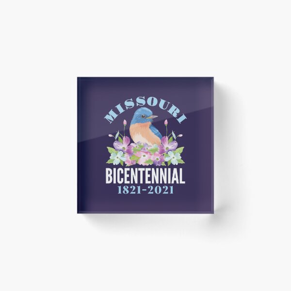 Item preview, Missouri Bicentennial 1821-2021 200th Anniversary Bluebird Dogwood Women designed and sold by jaygo.