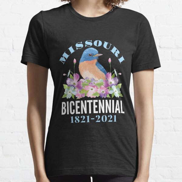 Item preview, Missouri Bicentennial 1821-2021 200th Anniversary Bluebird Dogwood Women designed and sold by jaygo.