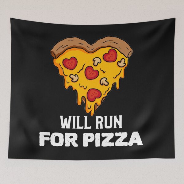 Item preview, Will run for pizza 2020 designed and sold by The Parallel X.