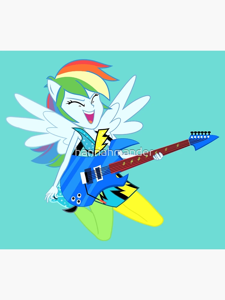 Electric Guitar Rainbow Dash Equestria Girl Rainbow Rocks Rainbow