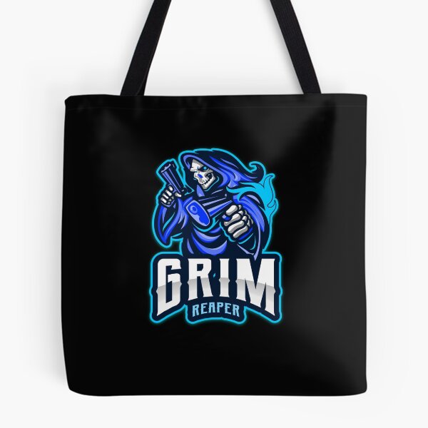 Item preview, Grim Reaper Mens Womens Biker Death Dealer Graphic Blue  designed and sold by MAdHouseArtist.