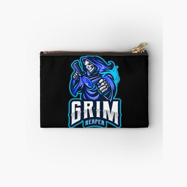 Item preview, Grim Reaper Mens Womens Biker Death Dealer Graphic Blue  designed and sold by MAdHouseArtist.