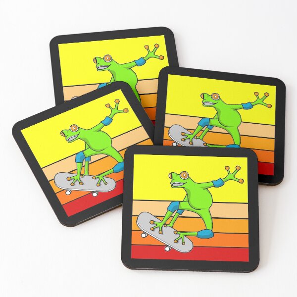 Item preview, Frog on skateboard designed and sold by aktiveaddict.