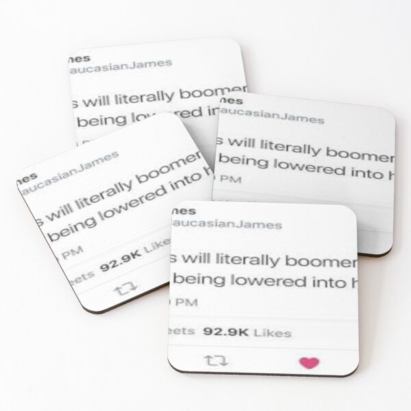 Item preview, Caucasian james funny tweet designed and sold by Candystore120.
