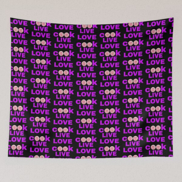 Item preview, live, love cook. kitchen utensils designed and sold by doctors-apparel.