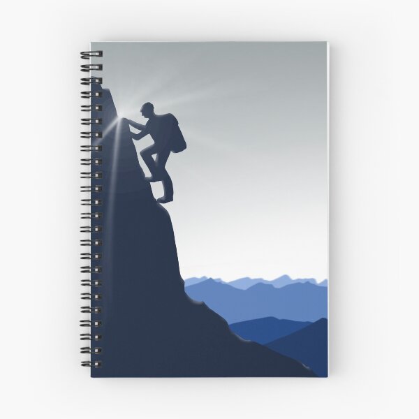 Item preview, Climbing in the mountains designed and sold by Barbara Baumann Illustration.
