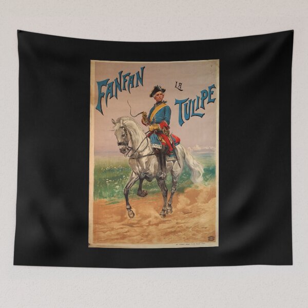 Item preview, retro fanfan la tulipe coquelin paris designed and sold by CorasPosters.
