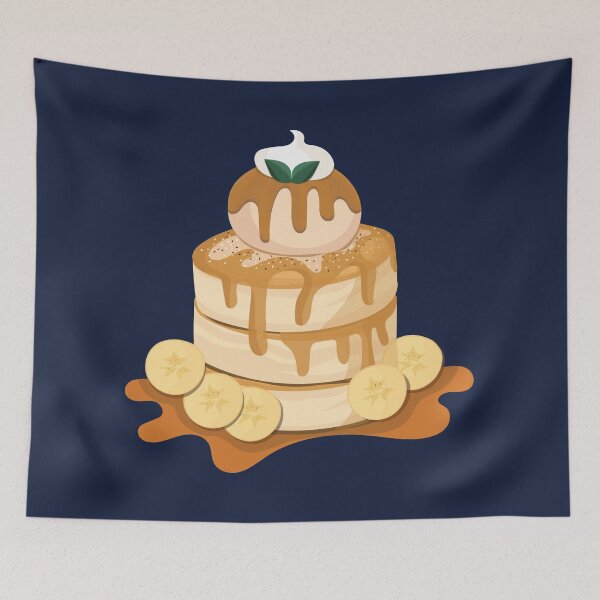 Item preview, Caramel Bananas Pancakes designed and sold by Alicia Chee.