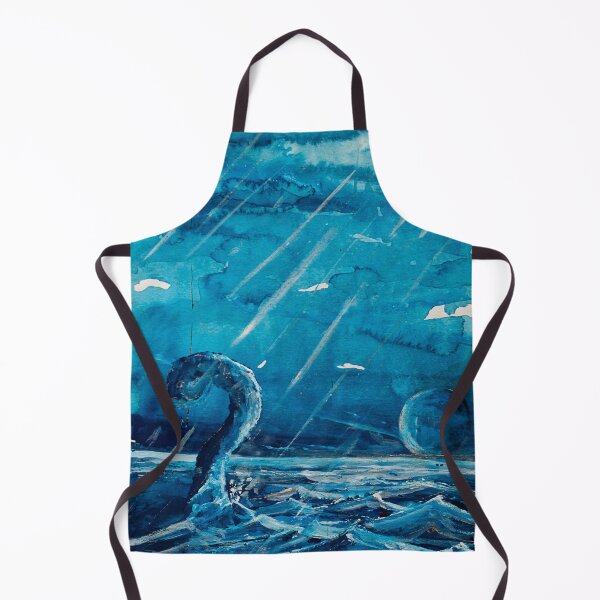 Item preview, Loch Ness monster in the ocean designed and sold by Kissart.