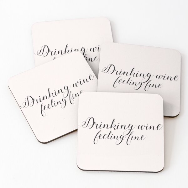 Item preview, Drinking Wine Feeling Fine designed and sold by Vivoh12.