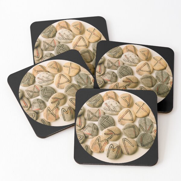 Item preview, Magical Viking Runic Symbol Stones Circle designed and sold by Orkneyology.