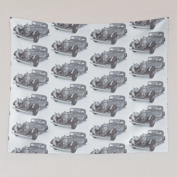 Item preview, Bentley Car Biro Drawing designed and sold by ArtAFT.
