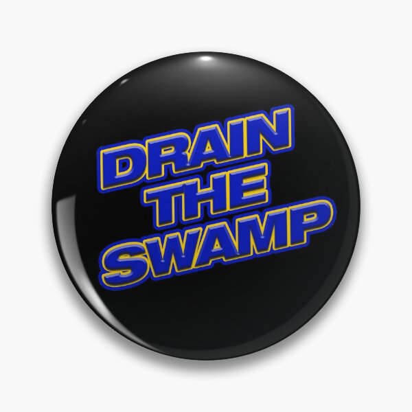 Item preview, Drain The Swamp Blue and Gold 3D designed and sold by RightofCenter.
