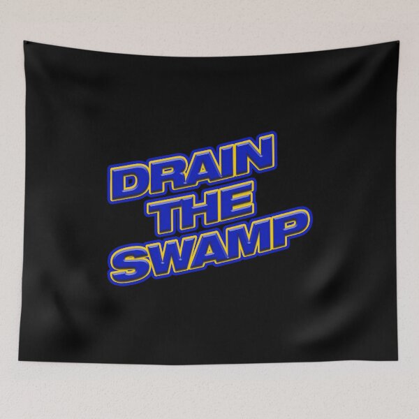 Item preview, Drain The Swamp Blue and Gold 3D designed and sold by RightofCenter.