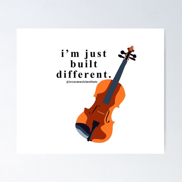 Item preview, Viola: I'm just built different. designed and sold by mandygracecello.