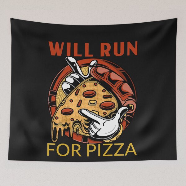 Item preview, Will run for pizza 2020 designed and sold by The Parallel X.