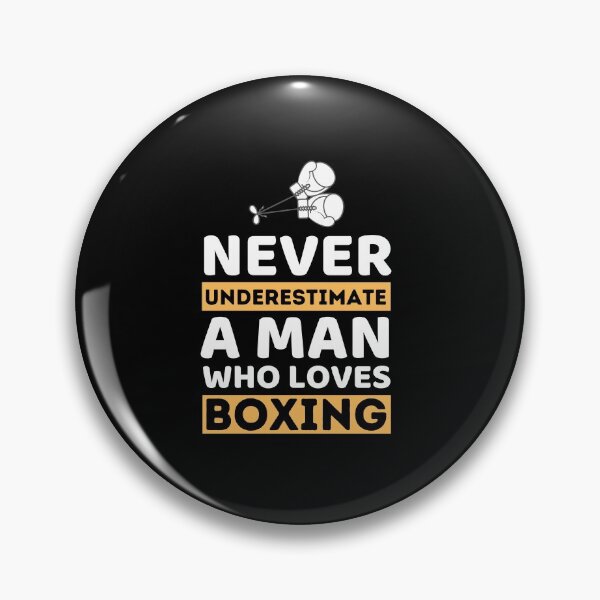 Item preview, Never Underestimate A Man Who Loves Boxing designed and sold by bifkee19.