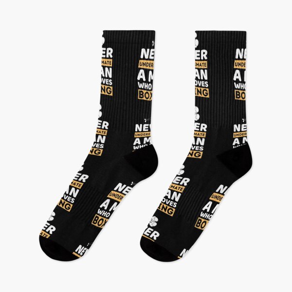 Item preview, Never Underestimate A Man Who Loves Boxing designed and sold by bifkee19.