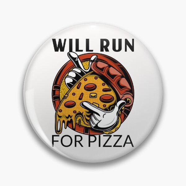 Item preview, Will run for pizza 2020 designed and sold by The Parallel X.