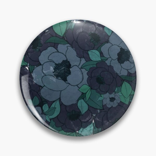 Item preview, Azul floral designed and sold by WingedByJos.