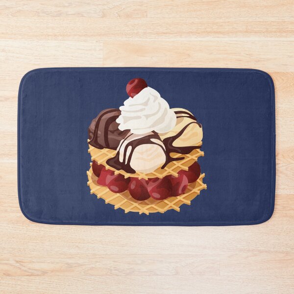 Item preview, Cherry Vanilla Chocolate Ice Cream and Waffles designed and sold by Alicia Chee.