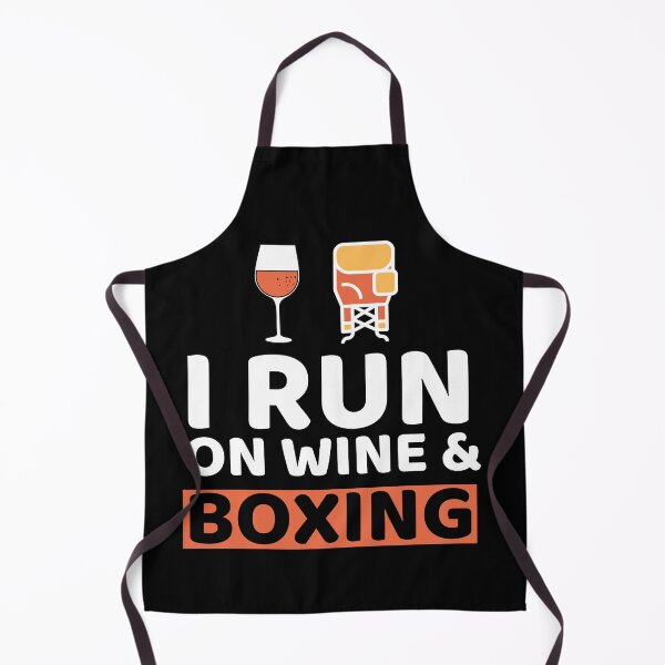 Item preview, I Run On Wine & Boxing designed and sold by bifkee19.