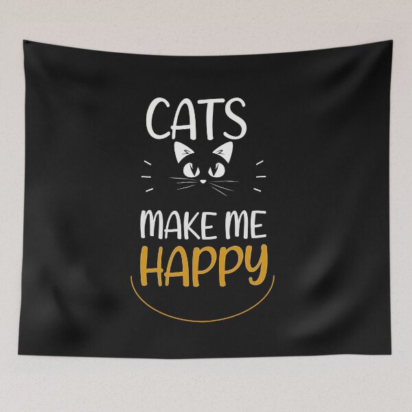 Item preview, Cats Make Me Happy  designed and sold by bilal233.