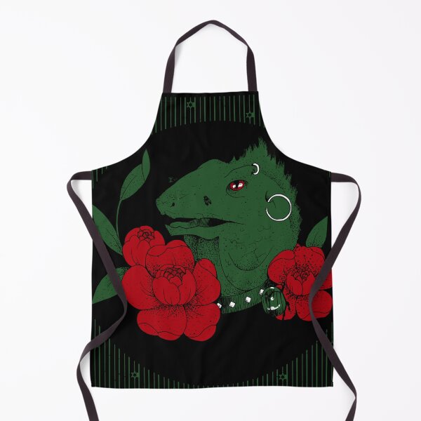 Item preview, Punk Dinosaur Red Flowers designed and sold by joabaj.