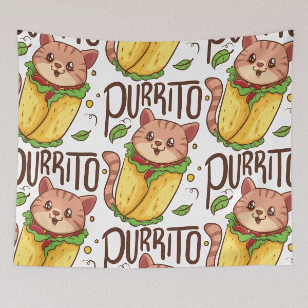 Item preview, Purrito Kitty designed and sold by MissCookieFairy.