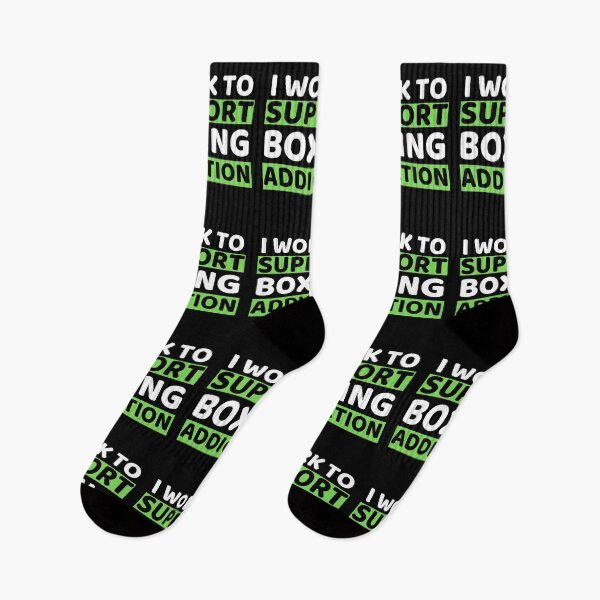 Item preview, I Work To Support Boxing Addiction designed and sold by bifkee19.
