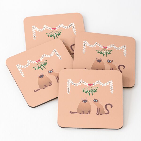 Item preview, Cats Under the Mistletoe designed and sold by space-kitten.