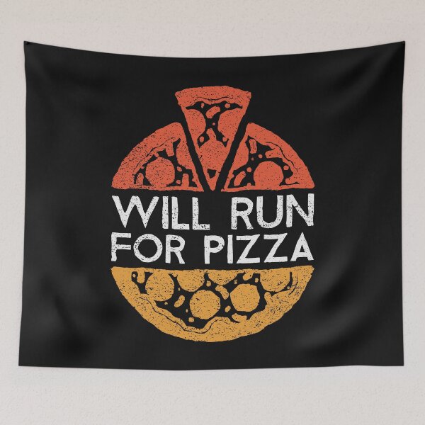 Item preview, Will run for pizza 2020 designed and sold by The Parallel X.