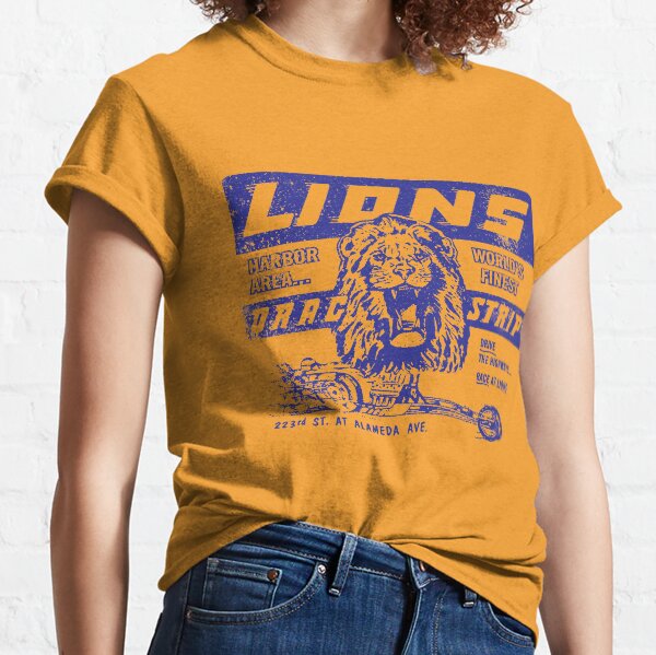 LIONS DRAG STRIP Once Upon a Time in Hollywood Brad Pitt t-shirt Classic T-Shirt