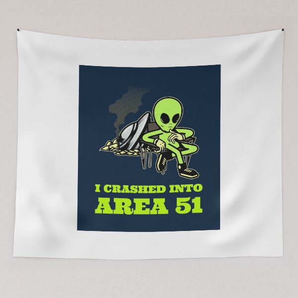 Item preview, I crashed into Area 51 designed and sold by capaa.