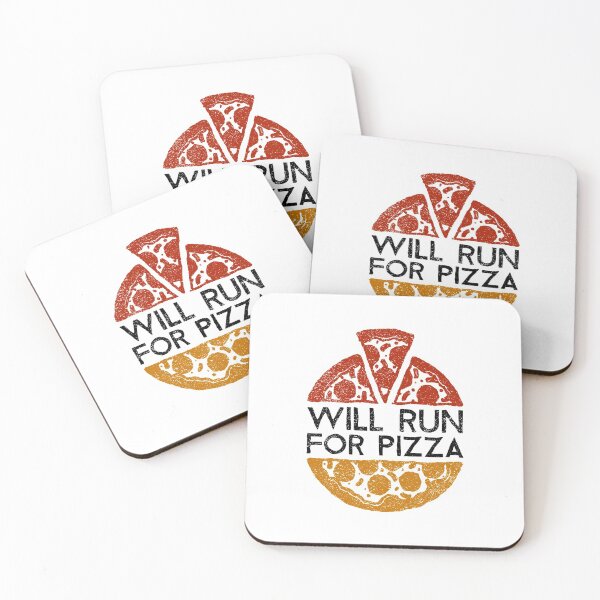 Item preview, Will run for pizza 2020 designed and sold by The Parallel X.