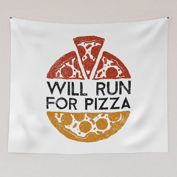 Item preview, Will run for pizza 2020 designed and sold by The Parallel X.