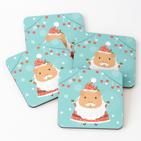 Item preview, Santa Guinea Pig Christmas Santa Claus  designed and sold by Lulupainting.