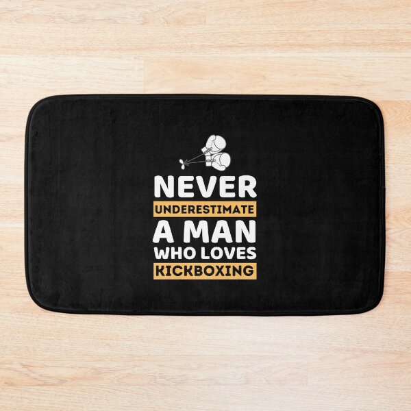 Item preview, Never Underestimate A Man Who Loves Kickboxing designed and sold by bifkee19.