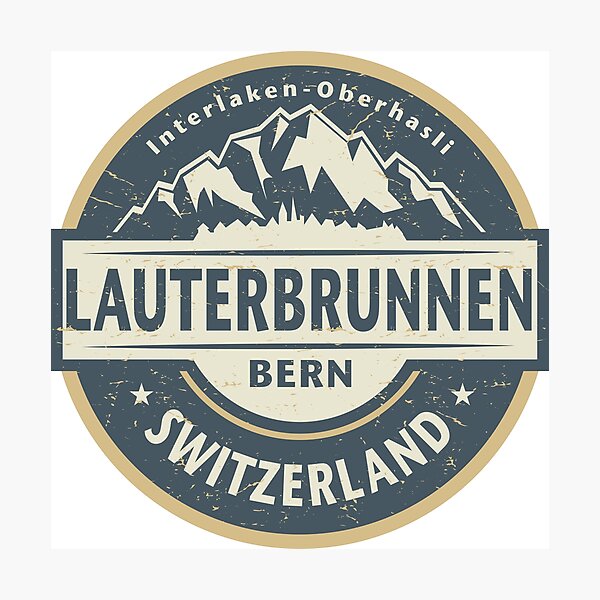 Item preview, Lauterbrunnen, Switzerland designed and sold by studio838.