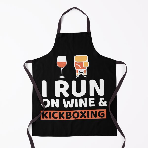 Item preview, I Run On Wine & Kickboxing designed and sold by bifkee19.