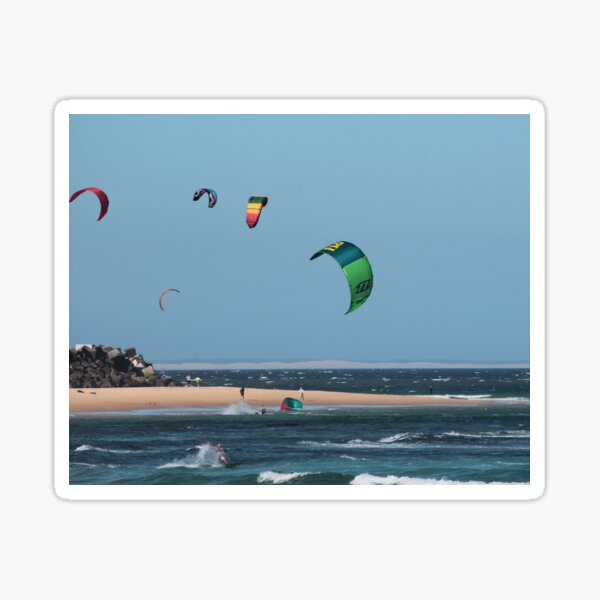 Kite Surfing @ Nobby's Sticker